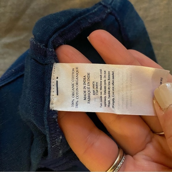 Faherty Women’s Dream Cotton Gauze Isha Dress Blue Size S Mini Sleeveless - Picture 9 of 9